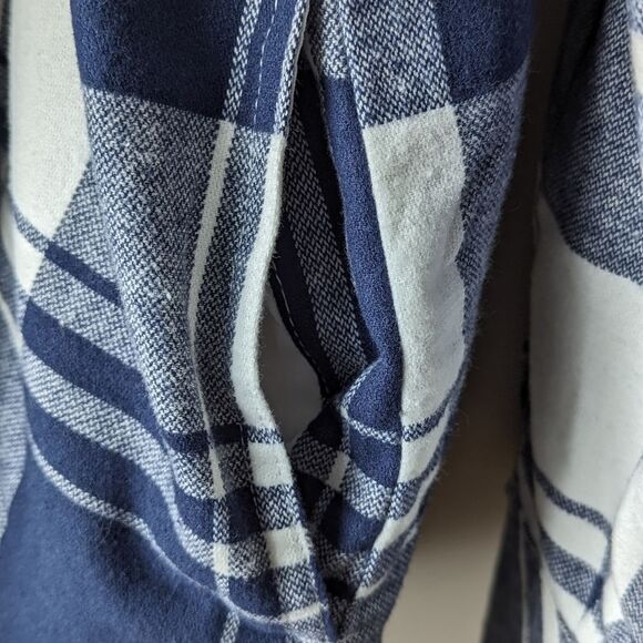 J.Crew Plaid Sherpa Lined Flannel Camp Jacket | Cozy Cabin Wear 2X NWT - Picture 11 of 13